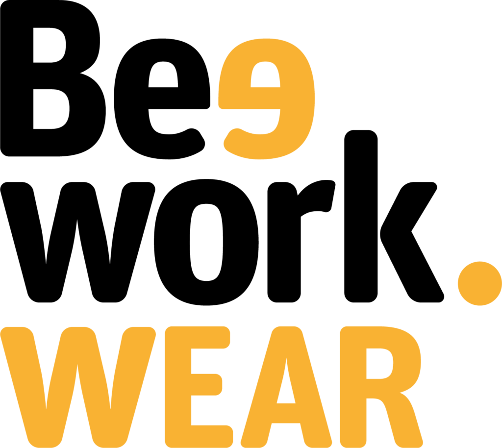 Logotipo oficial de BeeWork.Shoes, marca de Tomás Bodero Group especializada en vestuario laboral.