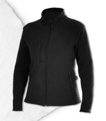 Polar entallado femenino básico para mujer, gama de vestuario laboral estándar, tejido en microfibra polar 100% poliéster. Forro polar entallado de mujer.